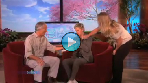 Jack Hanna, Ellen DeGeneres and Kangaroo Lanie